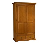 ACTUAL DIFFUSION 38202 Windsor Armoire avec 2 Portes Bois Miel 54 x 114,5 x 195 cm