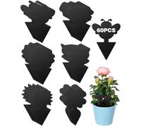 Acual 60 PCS Anti Moucherons Intérieur, Attrape Moucheron Plantes | Piège à Insectes Double Face, Inodore et Efficace, Écologique, Imperméable, Noir, pour Intérieur et Extérieur