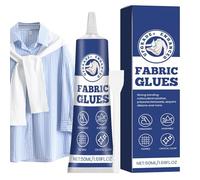 Acunny Colle permanente pour tissu - Colle à tissu multi-usages - Colle liquide à coudre - Colle à coudre lavable - Pas de couture - Colle pour tissus synthétiques en soie et coton