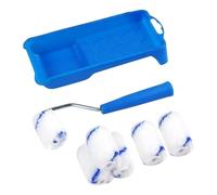 Acunny Kit de peinture - Kit d'outils portable, réglable et simple | Kit de brosses à rouleau de peinture - Pour peintures intérieures et extérieures sur les plafonds, , portes, armoires dans la