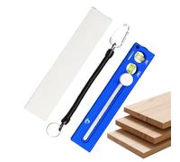 Acunny Règle de marquage en bois, équerre de mesure en métal antidérapant | Règle coulissante avec | Pour menuiserie, joints en bois, queue d' , travaux de tenon, atelier, loisirs, construction