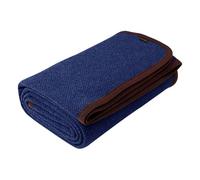 ACUSHLA Couverture Chaude en Laine mérinos - Couverture de Camping - 160 x 200 cm (Laine) - Militaire (Bleu Marine)