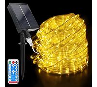 Acxilexy LED Tube Lumineux Solaire, 22M 200 LED Étanche Guirlande Lumineuse Tube, avec 8 Modes d'Éclairage, Solaire Ruban Lumineux pour Jardin Noël Mariage Fête Extérieur Intérieure Décoration