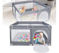ACXIN Baby parc parc barrière centre d'activité filet tente parc avec base antidérapante aire de jeux portable sécurité (127 x 127 cm)