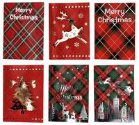 AD TREND Carte de vœux de Noël avec enveloppe 15 x 20 cm Ass. Multicolore 1 pièce