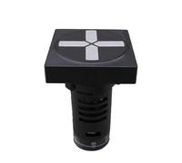 AD16-22WF/G 220V Indicateur de position du disjoncteur de séparation carré Les interrupteurs à couteau d'isolement Voyant lumineux Interrupteur à bouton-poussoir(220V)