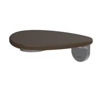 Ada tablette murale non percée pvd inox/café mat - LAUFEN HF506790504060
