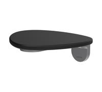 Ada tablette murale non percée pvd inox/noir mat - LAUFEN HF506790503060