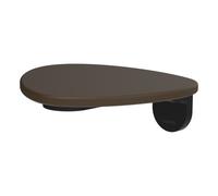 Ada tablette murale non percée pvd noir/café mat - LAUFEN HF506790514060