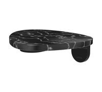 Ada tablette murale non percée pvd noir/marbre noir - LAUFEN HF506790516060