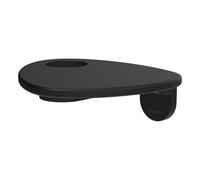 Ada tablette murale percée pvd noir/noir mat - LAUFEN HF506790513000