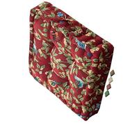 adadvo Coussin de Lecture 45x45 avec Poignée, Coussin de Sol, Coussin Tapissier, Exterieur, D'assise Lombaire, Jardin, Carrée, Matelas, Canapé, Oiseaux Fleurs(295)