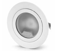 ADAKAT spot encastrable entièrement métal G4 12V, avec couverture en verre
