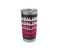 Adaline Name Minimalist Design Gobelet isotherme en acier inoxydable double paroi
