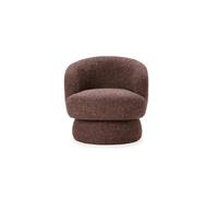 ADAM - Fauteuil en tissu - Terracotta