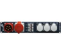 Adam Hall 19" Parts 87480 - Multiprise secteur Schuko 9 prises rackable 19", 2U - Multiprises rackables