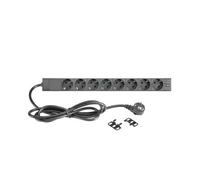Adam Hall - 87471 USB - Multiprise Secteur 8 Prises rackable 19