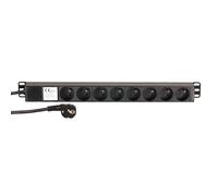Adam Hall 19" Parts 87478 - Multiprise secteur 8 prises rackable 19", connecteurs France - Prises multiples