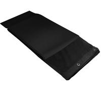 Adam Hall Accessories 0151 X 34 - Tissu déco B1 avec œillets brunis et ourlet, 3 x 4 m noir - Tissus confectionnés