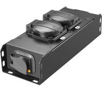 Adam Hall Accessories PRO PORT 2 T - DISTRIBUTEUR DE COURANT 2 PRISES CERTIFIÉES IP54 + - Prises multiples