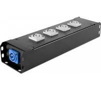 Adam Hall Accessories PRO PORT 4 PP - Distributeur de courant 1 entrée Power Twist + 5 sorties - Distributeurs de courant