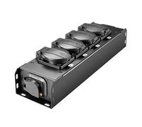 Adam Hall Accessories PRO PORT 4 T - DISTRIBUTEUR DE COURANT 4 PRISES CERTIFIÉES IP54 + ENTRÉE/SORTIE POWER TWIST TR1