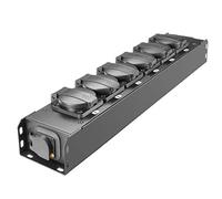 Adam Hall Accessories PRO PORT 6 T - DISTRIBUTEUR DE COURANT 6 PRISES CERTIFIÉES IP54 + - Prises multiples