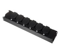 Adam Hall Accessories PRO PORT 6 T - DISTRIBUTEUR DE COURANT 6 PRISES CERTIFIÉES IP54 + - Prises multiples