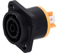 Adam Hall Connectors 4 STAR P PF T CON - Connecteur femelle pour châssis d'appareil avec fiche secteur IP65 - Prise encastrables