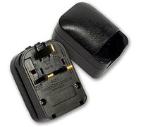 Adam Hall Connectors KSCP 3 - Prise Adaptateur avec prise de terre/UK noir 13 A