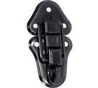 Adam Hall Hardware 1602 BLK - serrure moyenne en applique KTL, noir - Serrures