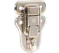 Adam Hall Hardware 16081 - Fermeture Grenouille grande Cadenassable nickel - Serrures