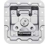 Adam Hall Hardware 172631 - Fermeture Papillon V3 courte avec Passage de Profilé Cuvette 14 mm - Serrures