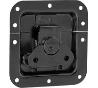 Adam Hall Hardware 17291S BLK - Loquet papillon moyen avec ressort non coudé, profondeur 12 mm - Serrures
