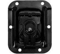 Adam Hall Hardware 17343 BLK - Fermeture papillon petite à bride, cuvette 9 mm, noire - Serrures