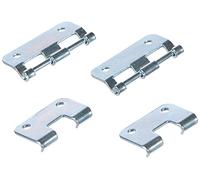 Adam Hall Hardware 2251 M2 AH - Lot de 2 Charnière Dégondable grande zinc en sachet