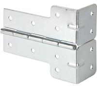 Adam Hall Hardware 2641 - Charnière en L zinc - Accessoires construction de malles