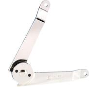 Adam Hall Hardware 2701 - Charnière Compas pour Couvercle nickel - Accessoires construction de malles