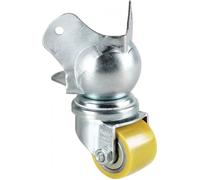Adam Hall Hardware 37441 - Roulette en coin diamètre 35 mm sur coin boule - Cornières