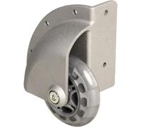 Adam Hall Hardware 37500 S - Roulette en Coin à Bandage souple 75 mm - Roulettes