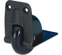 Adam Hall Hardware 3783 - Roulette d'Angle Encastrable plastique 58 mm - Roulettes