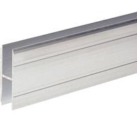 Adam Hall Hardware 6127 - Profilé en H en aluminium de 10 mm pour l'assemblage de grands panneaux - Profilés en aluminium