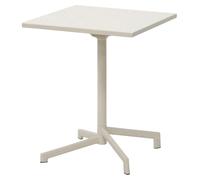 Adam table de café de jardin 60x60 cm pliante couleur sable.