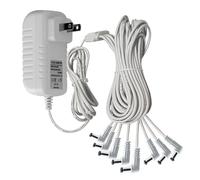 Adaptateur 4,5 V AC/DC pour accessoire lumineux Lemax compatible avec Lemax Accessory94566 94563 94564 94565 74295 74269 44242 Lumières de village de Noël Halloween Micro éclairage Décoration de