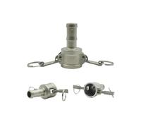 Adaptateur à came inox304, raccord débranchement rapide 1/2"-2" | Raccord camlock en acier inoxydable, connexion rapide for transfert fluide(1pc-DC Type,SUS 304_2")