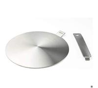 Adaptateur à induction, disque convertisseur pour plaque de cuisson à induction, plaque de diffusion de chaleur avec poignée et ba