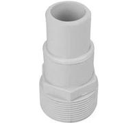 Linxor - Adaptateur à visser 1-1/2 - emboîter Diam 32/38 mm pour tuyau flottant de piscine - Blanc