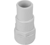 Linxor - Adaptateur à visser 1-1/2 - emboîter Diam 32/38 mm pour tuyau flottant de piscine - Blanc
