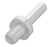 Adaptateur Angulaire M10 Alliage de Perceuse pour Meuleuse | Tige de Connexion Argenté, Installation Facile, Compatible Ponçage et Polissage, Usage Atelier