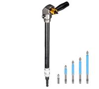 Adaptateur angulaire pour perceuse 90 degrés en acier au carbone précis et | Accessoire d'angle de perceuse 90 degrés pour amateurs de bricolage, réparation de maison, garage et amateurs